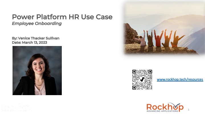 Power Platform HR Use Case Employee Onboarding video cover