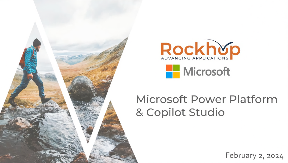 Rockhop Power Platform & Copilot Studio webinar - February 2, 2024